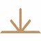 Ekena Millwork Saratoga Timber Gable Bracket, Western Red Cedar, 96"W x 60"H x 3 1/2"D x 5 1/2"F, 15/12 Pitch GBW096X60X0406SAR00SWR - alternate 1